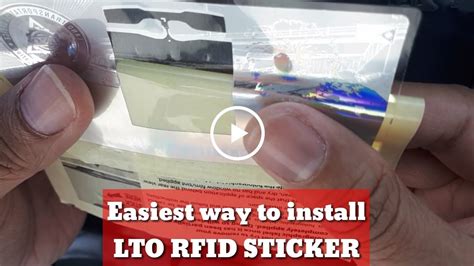 how to put rfid sticker|rfid stickers free download.